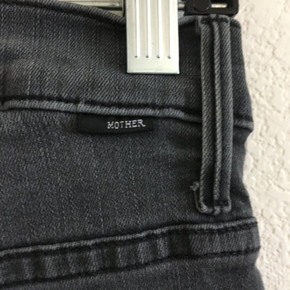 Mother Jean Womens 25 Gray The Stunner Zip Ankle Step Fray Lighting Up Lanterns - Picture 11 of 15